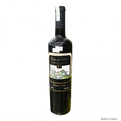 Rượu Vang Dalat City 750ML